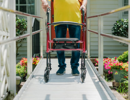 wheelchair ramp.